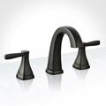 Kd Bufe Elysa 2-Handle Widespread Bathroom Sink Faucet with Drain in Flat Black KD3522354